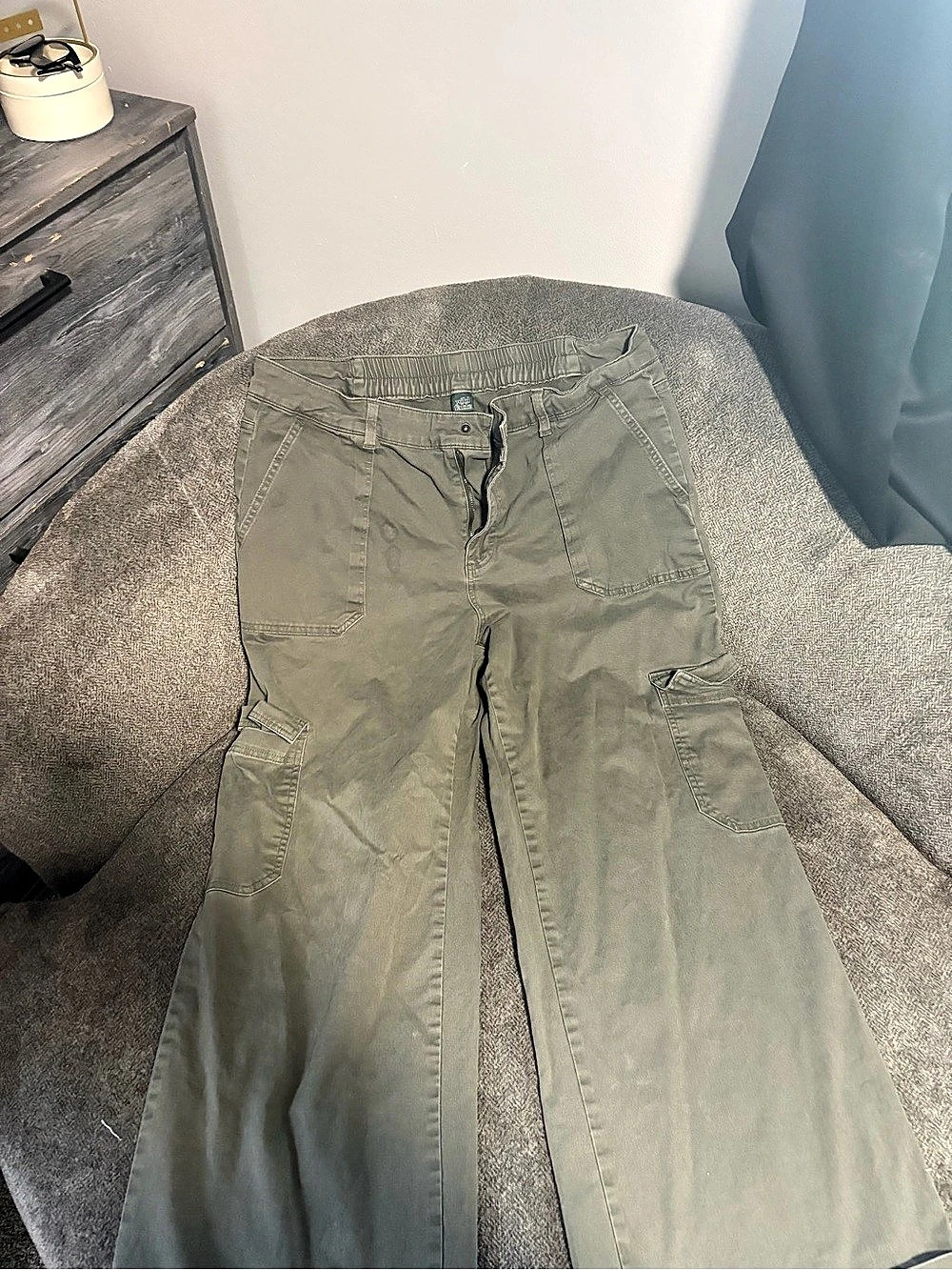 Wild Fable High-Rise Cargo Utility Pants Green